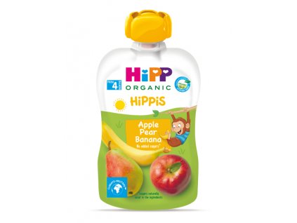 HiPP BIO BIO 100% ovoce Jablko Hruška Banán 100g