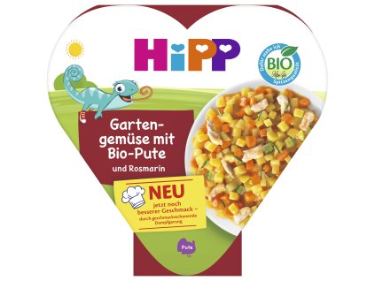 HiPP BIO Zelenina ze zahrádky s BIO krůtím masem a rozmarýnem 250g 1