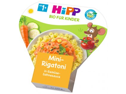 HiPP BIO Mini Rigatoni se zeleninou ve smetanové omáčce 250g