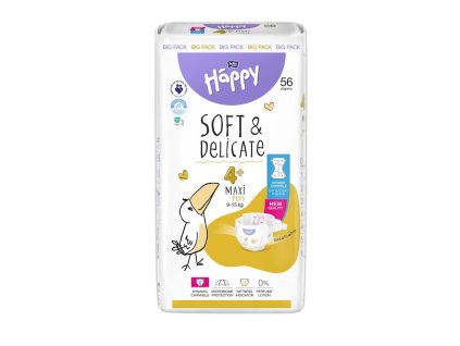 Bella Happy 4+ MAXI PLUS Big Pack 9 15kg, 56ks 3