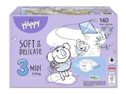 Bella Happy 3 Midi 5 9kg, 140ks TOY BOX