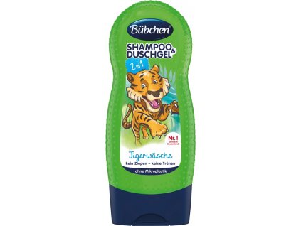 Bübchen Kids 2v1 Šampon a sprchový gel 230ml Tygr
