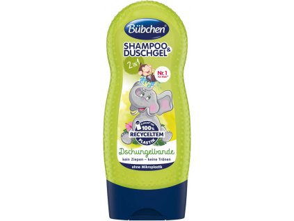 Bübchen Kids 2v1 Šampon a sprchový gel 230ml Jungle