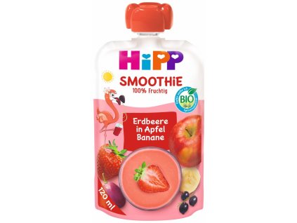 HiPP BIO Smoothie Jablko Banán Červené ovoce