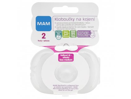 MAM Prsní kloboučky M (20mm), 2ks