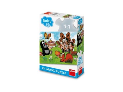 Puzzle Krtek Narozeniny 24 dílků maxi
