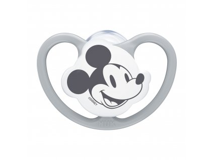 NUK Dudlík Space Disney Mickey Mouse 0 6m šedá