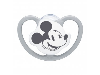 NUK Dudlík Space Disney Mickey Mouse 6-18m - šedá