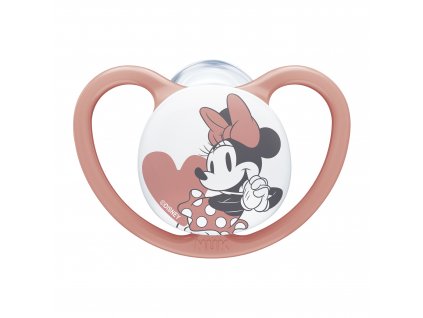 NUK Dudlík Space Disney Mickey Mouse 6-18m - červená