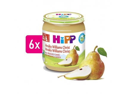 HiPP BIO Hrušky Williams Christ 6x125g