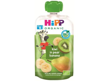 HiPP BIO 100% ovoce Hruška-Banán-Kiwi 100g