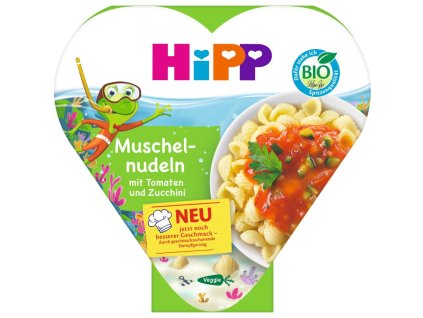 HiPP BIO Těstoviny s rajčaty a cuketou 250g 1
