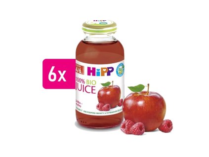 HiPP BIO Jablečno malinová šťáva 6x200ml