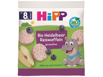 HiPP BIO Borůvkové rýžové oplatky 30g 1