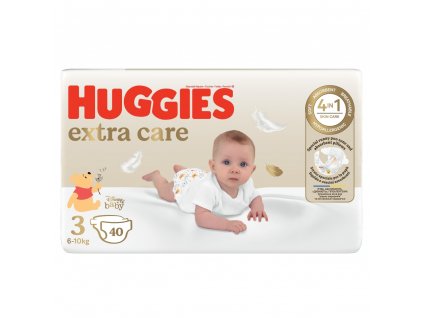 HUGGIES Extra Care 3, 6 10 kg, 40 ks