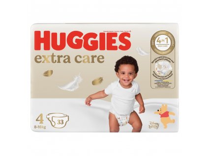 HUGGIES Extra Care 4, 8 16 kg, 33 ks
