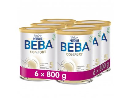 BEBA COMFORT 5 batolecí mléko, 6x800g