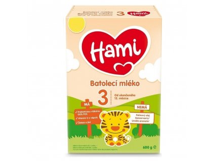 HAMI 3 Batolecí mléko 600g