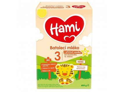 HAMI 3 s příchutí vanilky 600g