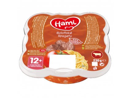 HAMI masozeleninový talířek Boloňské špagety 230g