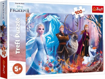 TREFL Puzzle Frozen Mrazivá magie 100 dílků