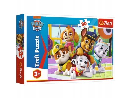 TREFL Puzzle Paw patrol Vždy v čas 30 dílků