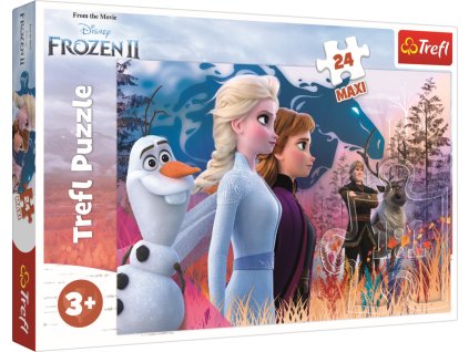TREFL Puzzle MAXI Frozen Magická cesta 25 dílků