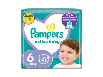 Pampers Active Baby Mega Pack S6, 13 18kg, 96ks