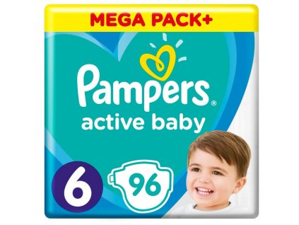 Pampers Active Baby Mega Pack S6 96ks, 13 18kg