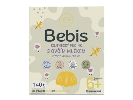 Bebis Kojenecký pudink s ovčím mlékem – s vanilkovou příchutí 140 g