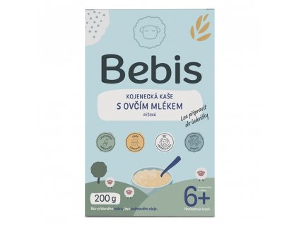 Bebis Kojenecká kaše s ovčím mlékem – Rýžová 200 g