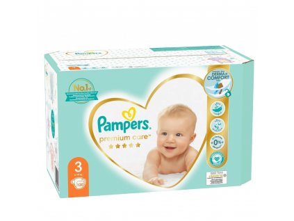 Pampers Premium care 3, 120ks, 6 10kg