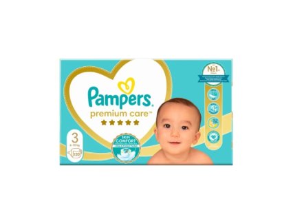 Pampers Premium care 3, 120ks, 6 10kg