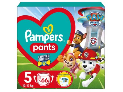 Pampers Pants kalhotkové plenky S5 66ks,12 17kg Paw Patrol