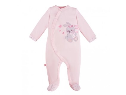 Overal NEWBORN růžový 50