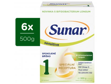 Sunar Sensitive 1, 6x500g