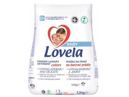 Lovela Baby prací prášek na barevné prádlo 1,3 kg (13 praní)