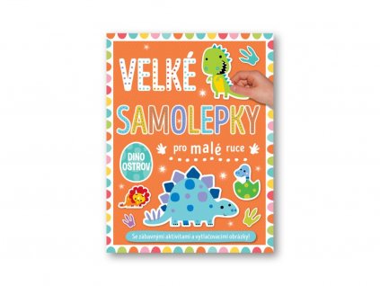 Velké samolepky pro malé ruce Dino ostrov