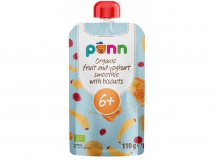 SALVEST Ponn BIO Ovocné smoothie s jogurtem a sušenkami (110g)