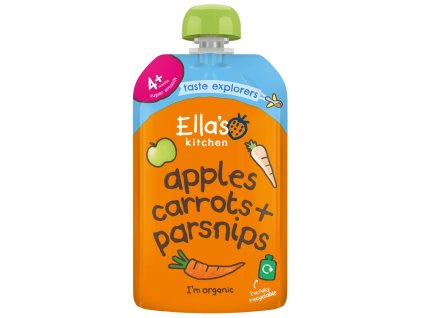 Ella's Kitchen BIO Mrkev, jablko a pastinák (120g) 1