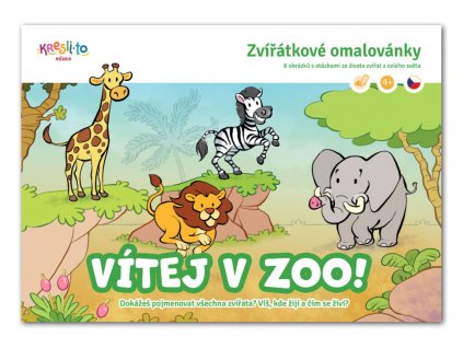 Omalovánka Vítej v ZOO