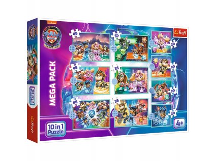 TREFL Puzzle 10v1 Paw patrol Tlapková patrola ve velkofilmu