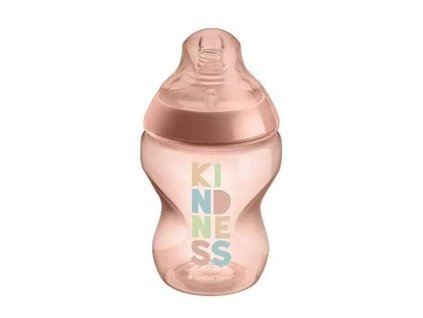 Tommee Tippee Kojenecká lahev ANTI COLIC 260 ml 0m+ Kindness růžová