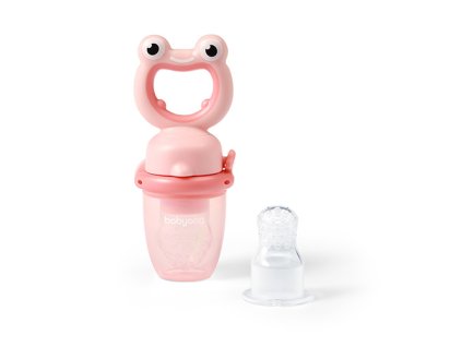 BabyOno Silikonová krmící síťka Žabka