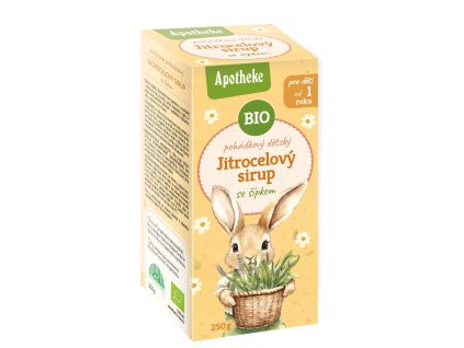 Apotheke sirup dětský Jitrocelový se šípkem BIO 250g 1