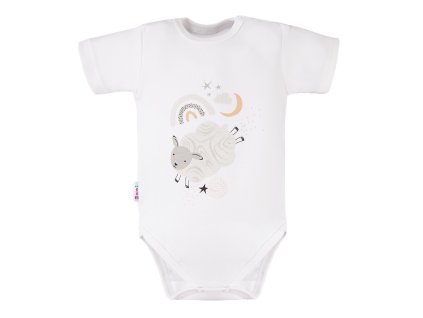 Body s krátkým rukávem MELLOW bílé