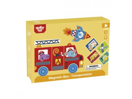 TOOKY TOY Magnetické puzzle Doprava 4
