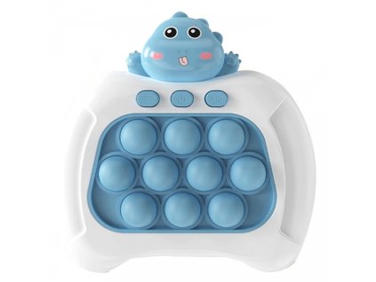 WOOPIE Antistresová hra POP IT Modrý dinosaurus