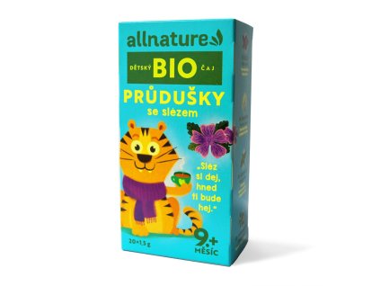 Allnature BIO Dětský čaj Průdušky se slézem 20x1,5