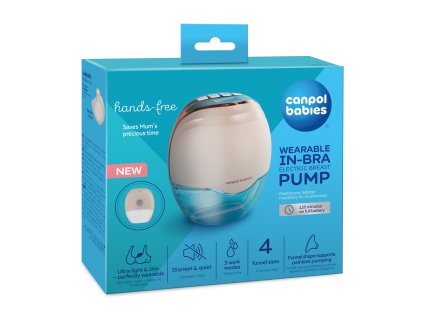 Canpol babies Elektrická odsávačka mateřského mléka do podprsenky Hands Free 4